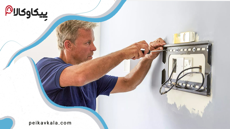 آیا نصب تلویزیون روی دیوار به دیوار آسیب می‌زند؟